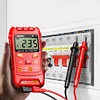 Digital Mini Multimeter Tester Voltage Ohm Multi Tester Data Hold (Red)