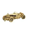 Train de voiture puzzle en bois mod&egrave;le 3D