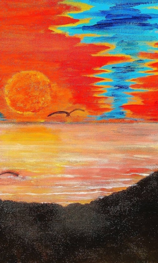 

Fancy Sunset – Paint By Numbers - 40*50CM, 501 Original