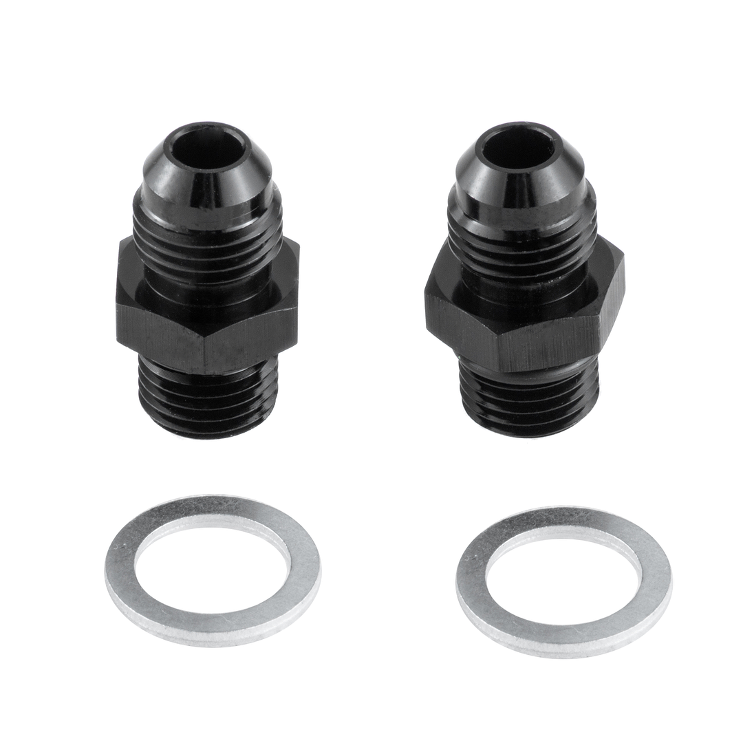 Alloyworks -6 V60 Aluminum Turbo 350 400 Th400 4L80 4l60 & E  Transmission Cooling Fittings