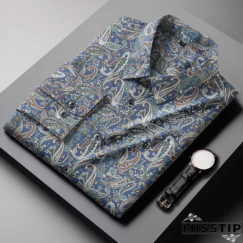 Pearl City Pattern Long Sleeve Shirt