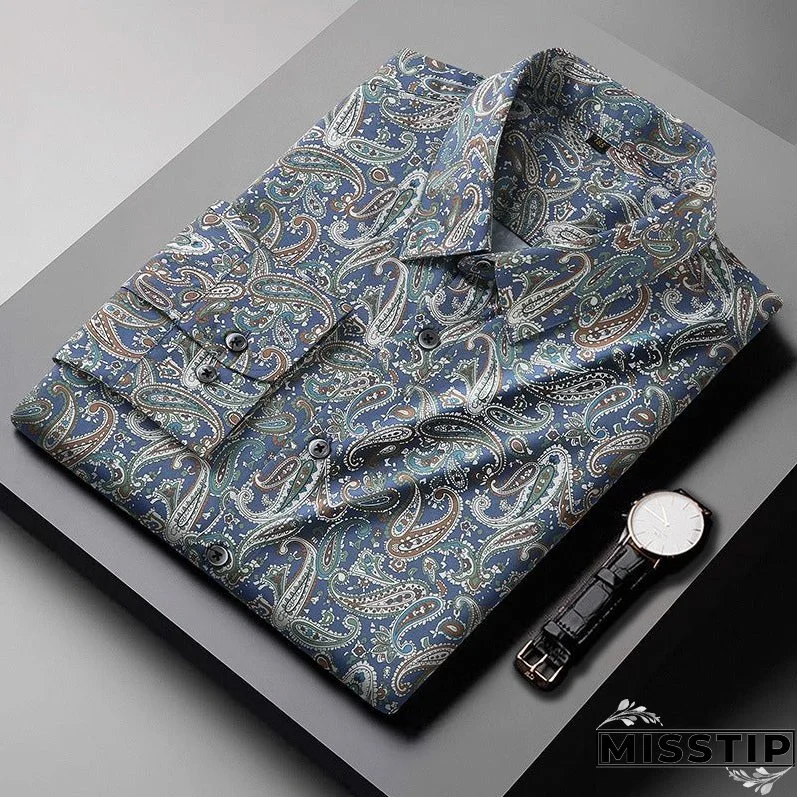 Pearl City Pattern Long Sleeve Shirt