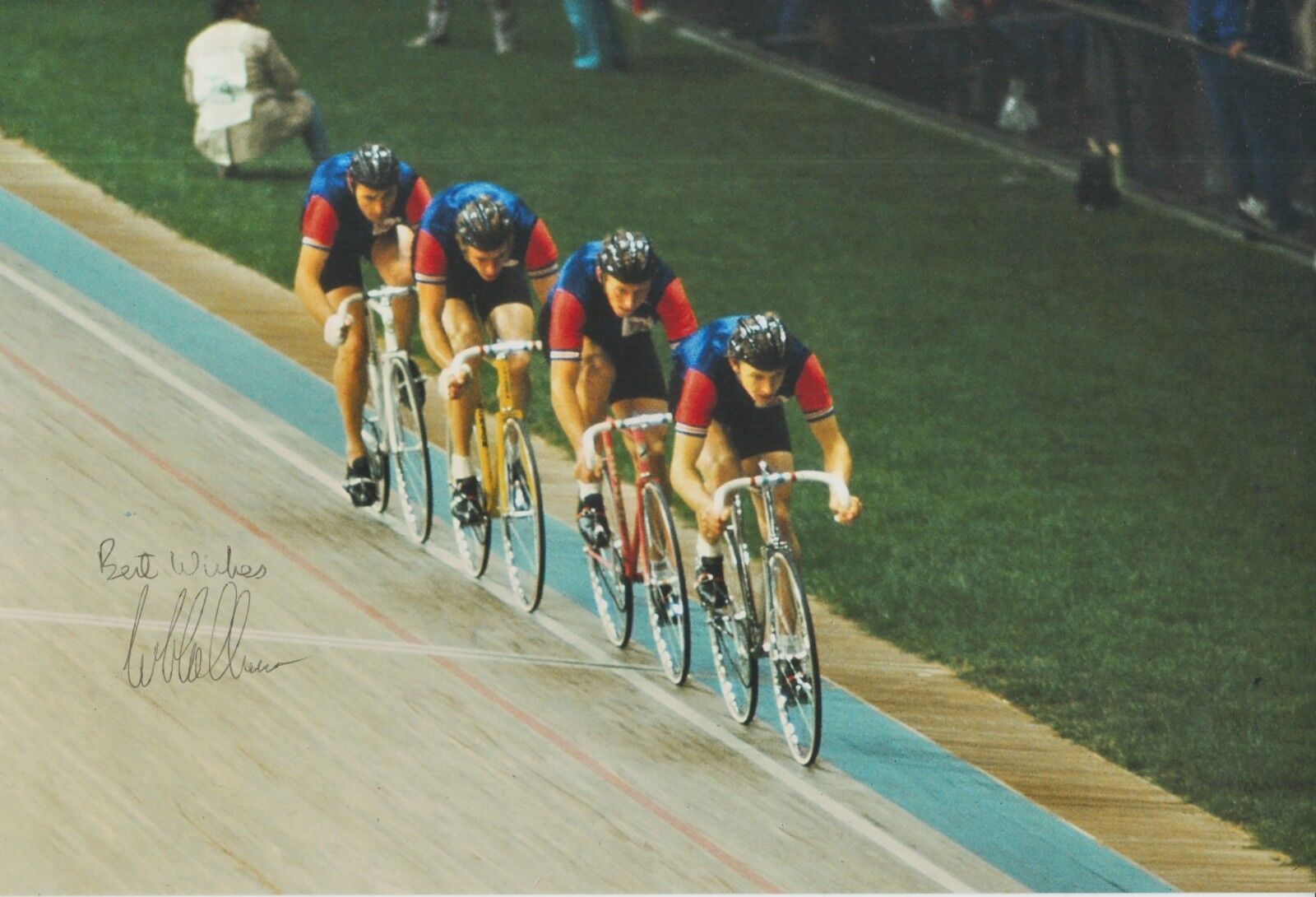 Ian Hallam Hand Signed Olympics 12x8 Photo Poster painting 1.