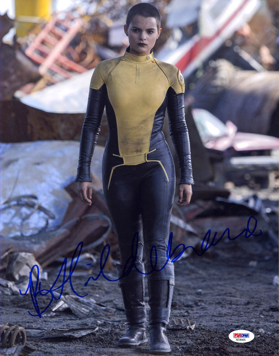 Brianna Hildebrand SIGNED 11x14 Photo Poster painting Deadpool X-Men Warhead PSA/DNA AUTOGRAPHED