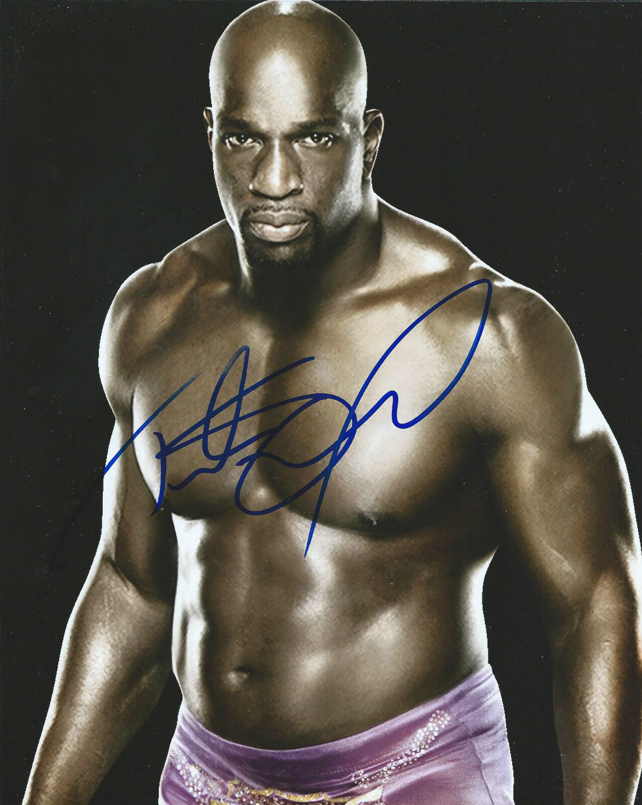 **GFA WWE Wrestling Champion *TITUS O'NEIL* Signed 8x10 Photo Poster painting MH3 COA**