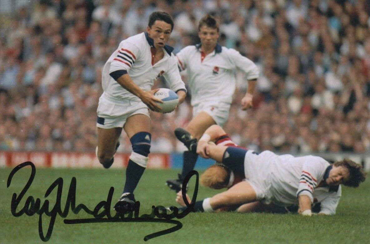 RORY UNDERWOOD HAND SIGNED 6X4 Photo Poster painting ENGLAND RUGBY UNION AUTOGRAPH