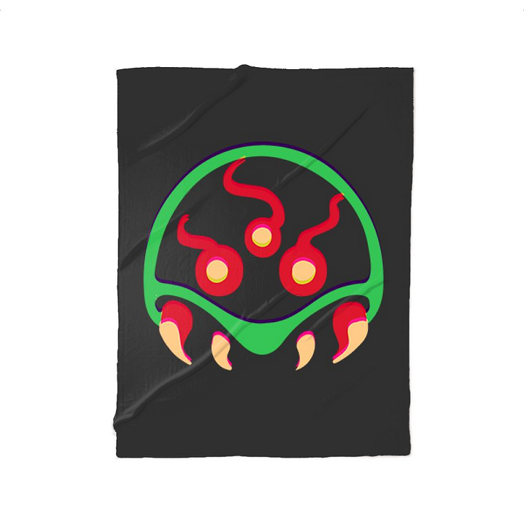 Metroid Green Creatures, Metroid Fleece Blanket