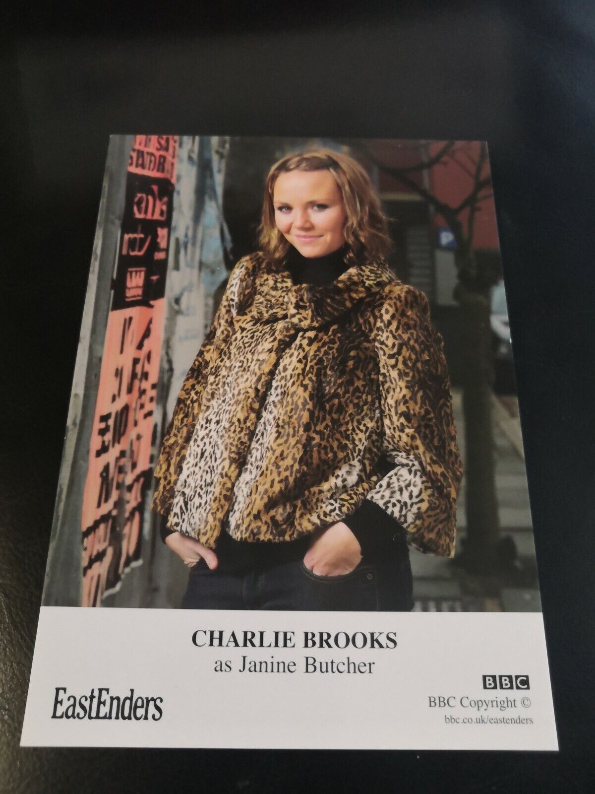 EASTENDERS UNSIGNED CAST CARD OF CHARLIE BROOKS