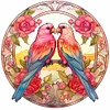 Diamond Painting-DIY Full Round Drill Love For Birds