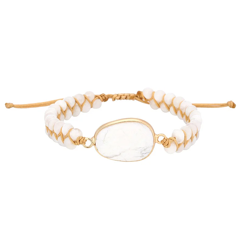 Natural Stone Ethnic Bracelet-inspireuse