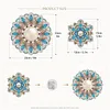 DIY Double Layer Rotatable Mandala Diamond Painting Hanging Kits Crystal Rhinestone Art Pendants for Adults Gift Home Wall 