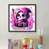 Halloween Drinking Death-11CT Stamped Cross Stitch 40*40cm/15.75*15.75in