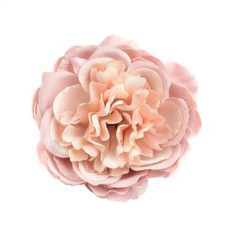 2/10/50pcs 8CM Large Artificial Silk Peony Flower Head For Wedding Party Decoration DIY Flower Wall Scrapbook Fake flowers Craf