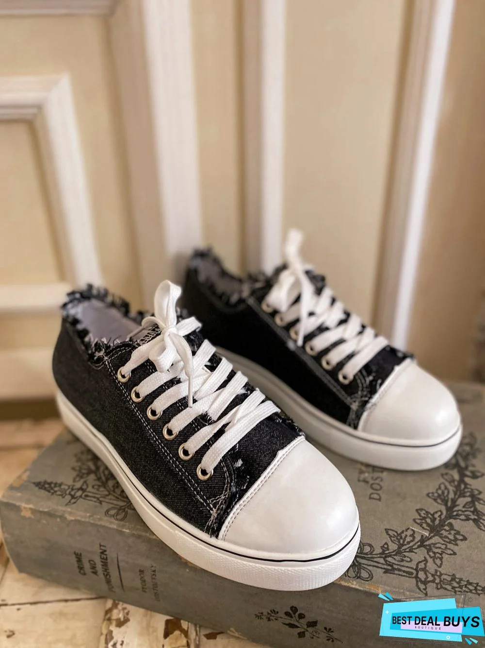 Denim Bayshore Canvas Sneakers - EN BLOOM