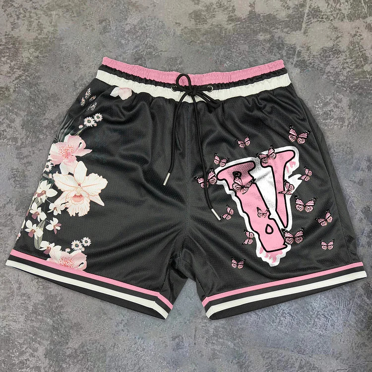 Sopula Tide Brand Flower Art Sports Shorts - SOPULA