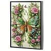 Schmetterling Blume - 5d DIY Basteln Notizbuch