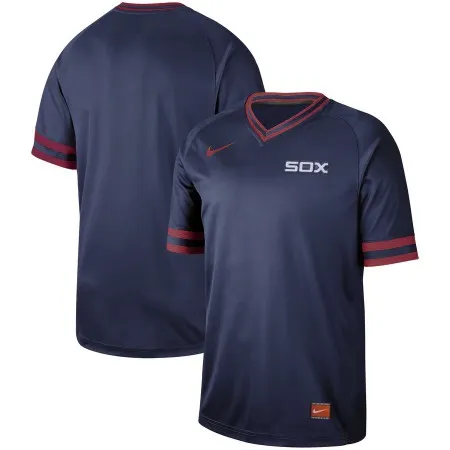 Men's Chicago White Sox Blank Navy Cooperstown Collection Legend  Stitched MLB Jersey