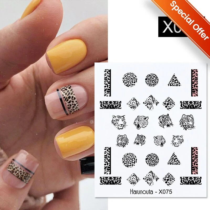 3D Hearts Clubs And Spades Poker Design Self-adhesive Sticker Decals Flowers Lines Geometric Nail Art Manicures Sliders Foils