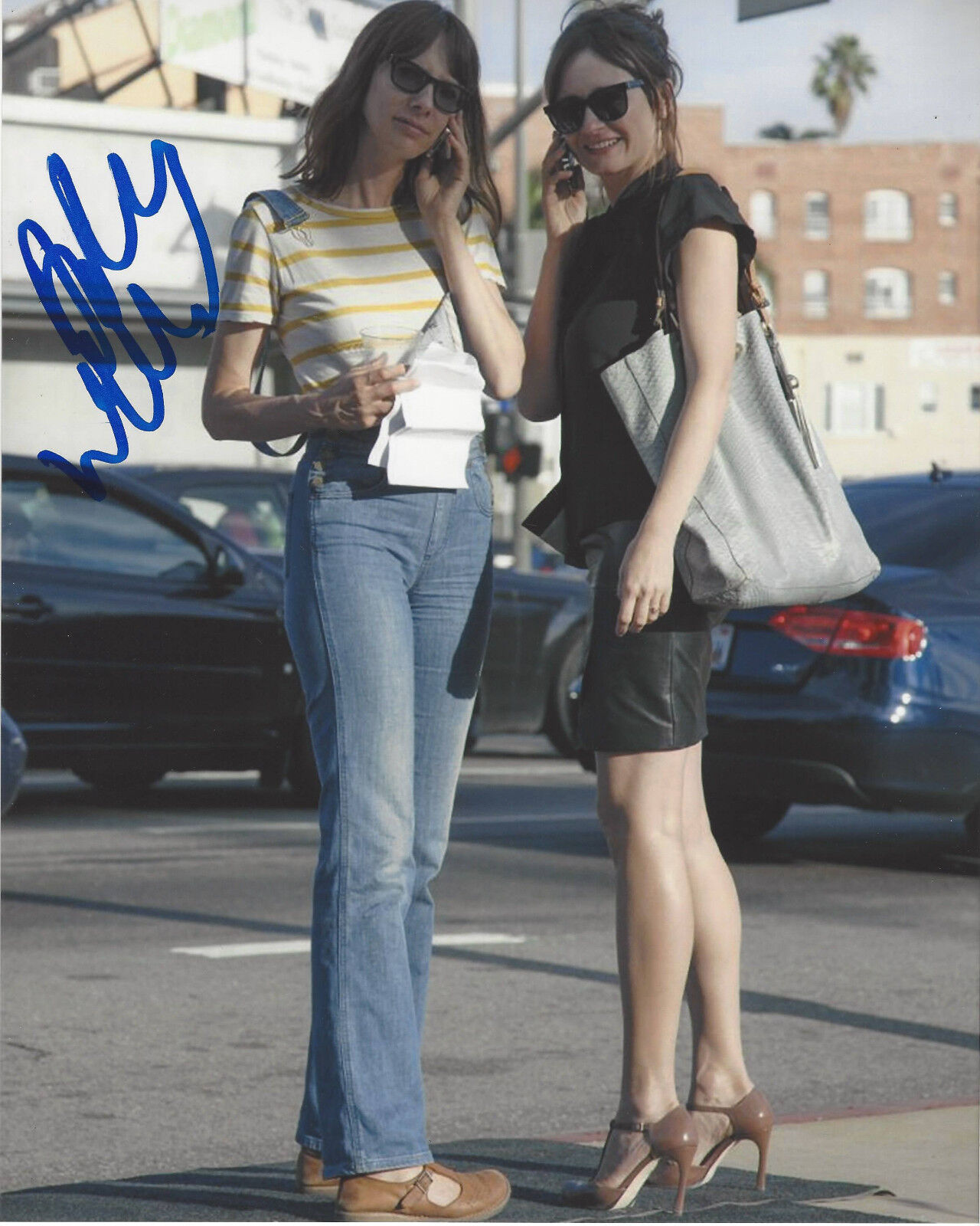 DOLLY WELLS SIGNED AUTHENTIC 8X10 Photo Poster painting C w/COA BRITISH ACTRESS DOLL & EM PROOF