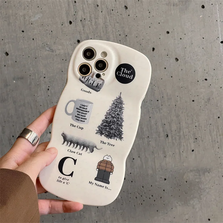 Cat Christmas Tree Phone Case