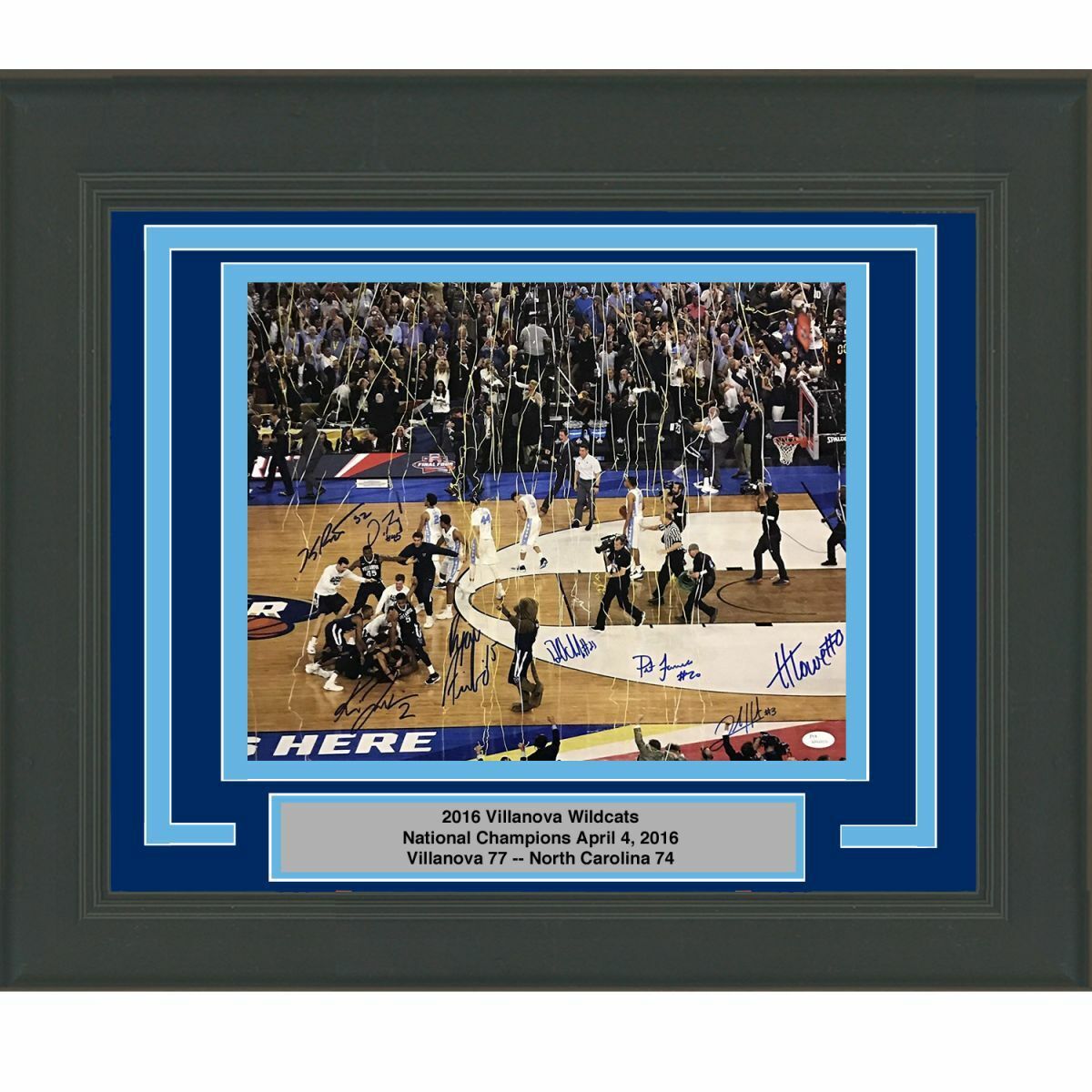 FRAMED Autographed/Signed 2016 Villanova 8x Team 16x20 Photo Poster painting JSA COA Jenkins #2