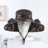 Summer Hat With Fan For Men And Women Charging Sun Protection Sunshade Large Brim Fisherman Hat Adult Camouflage Hat Anti-Ultraviolet