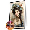(40*60cm)Lady - Full Round Drill Diamond Painting