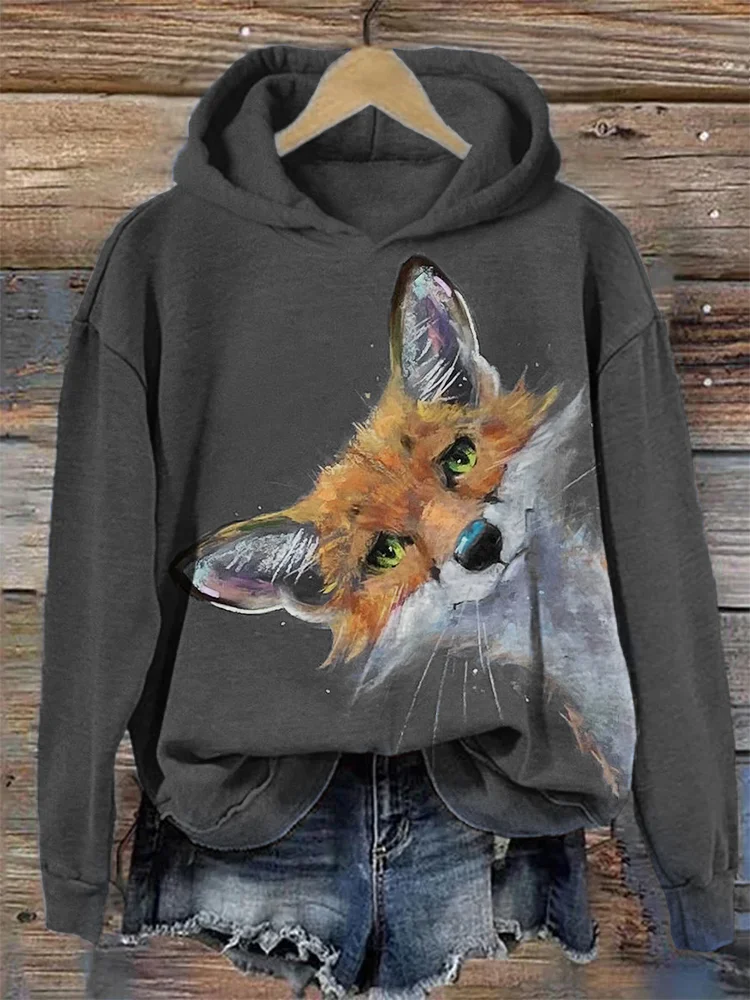 Grey fox online hoodie