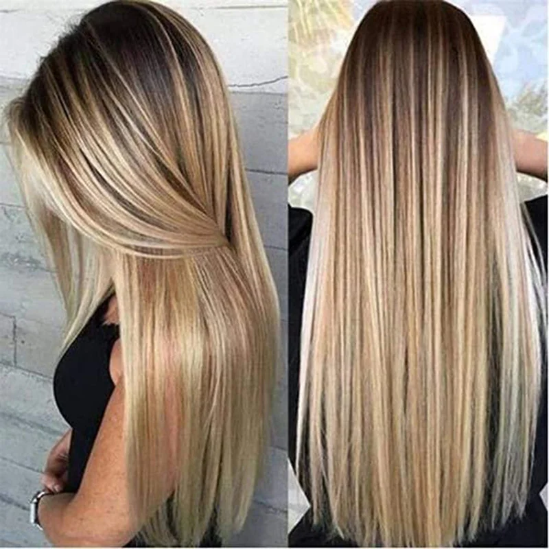 Long Wavy Lace Wigs Blonde For Daily ELCNEPAL