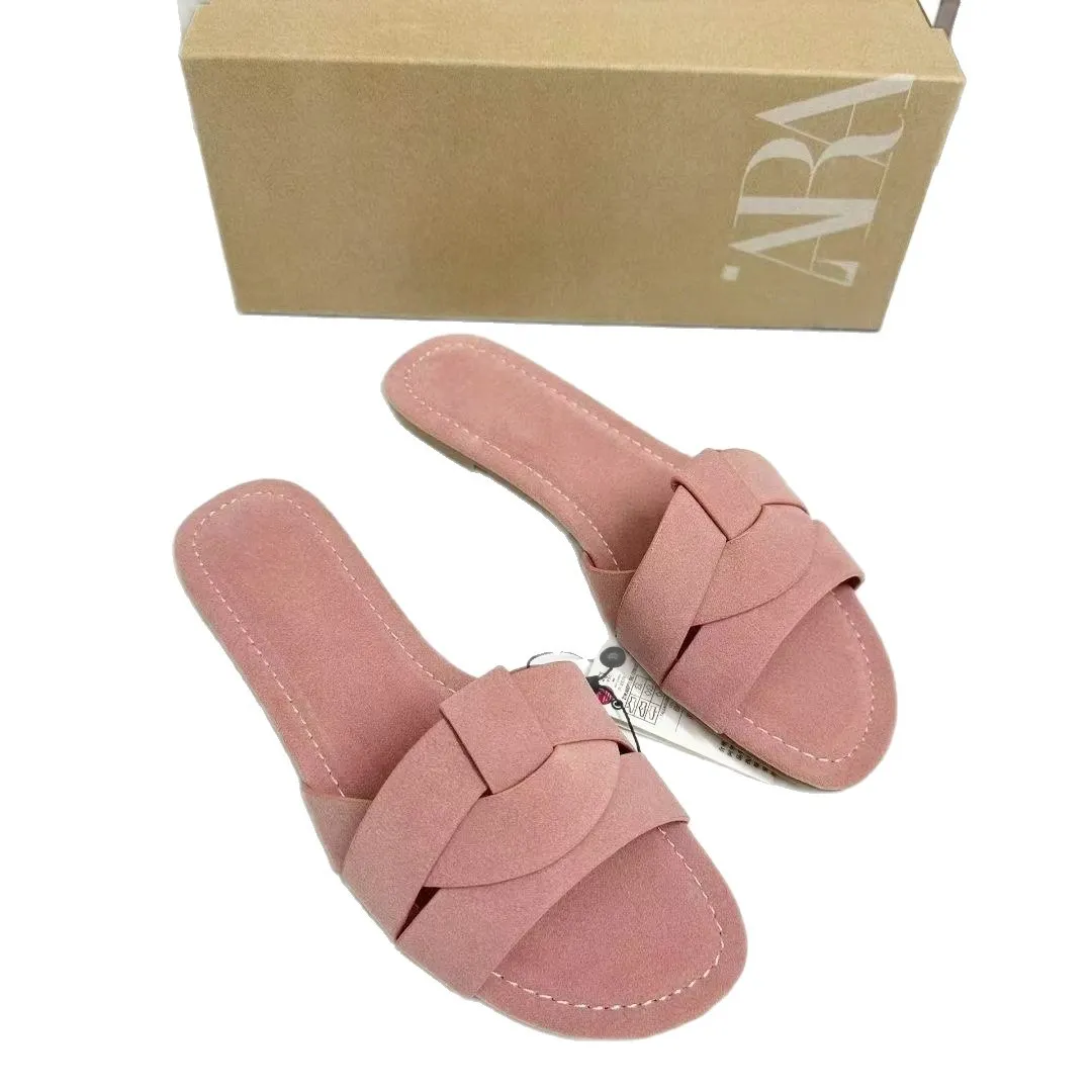 Breakj Breakj Home 2025 New Wearing Sandals Women's Fashion Leather Shoes