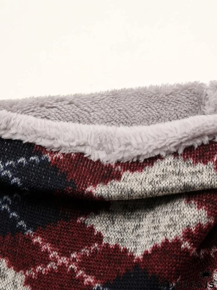 Geo Pattern Ring Scarf