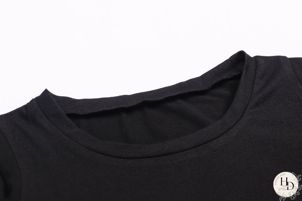 Crew Neck Regular Fit Casual Frill Sleeve Tops
