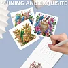 12Pcs Birdcage DIY Diamond Painting Greeting Card Kit for Adults Holiday Gifts