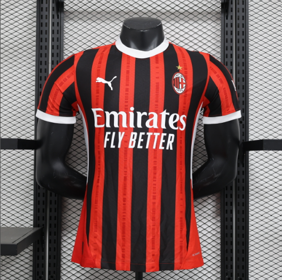 24/25 AC Milan Home Player Version Football T-Shirt Thai Quality
