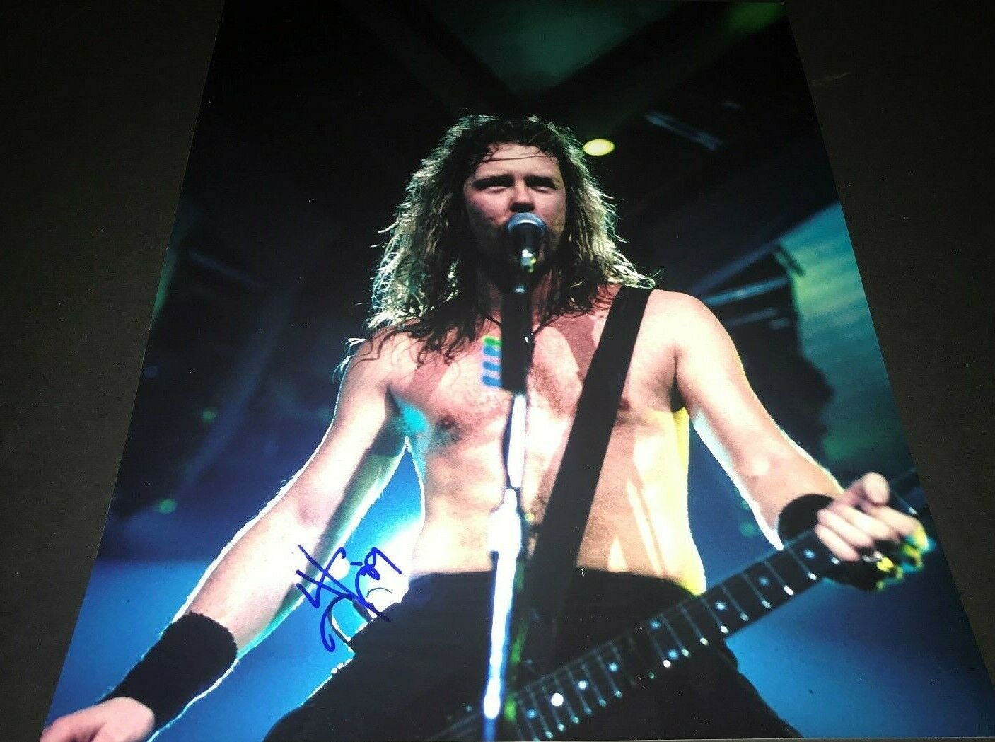 James Hetfield Metallica Singer Hand Signed 11x14 Photo Poster painting Autographed COA