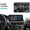 Ugode AUDI A4 A5 S4 RS5 2009-2016 year Apple CarPlay Android Auto Display Monitor Upgrade Autoradio Stereo 