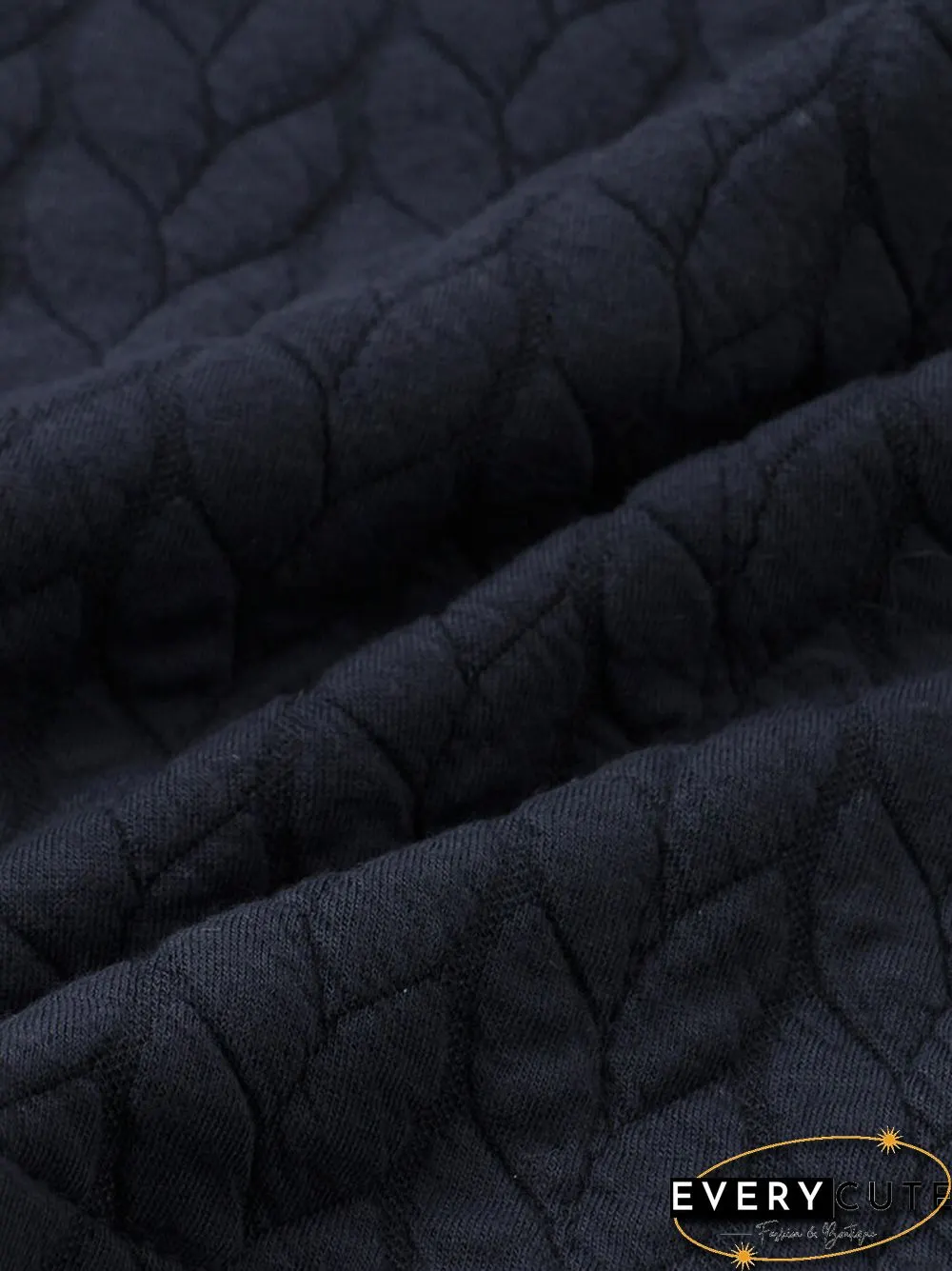 Casual Jacquard Pockets High Low Thin Loose Hooded Coat