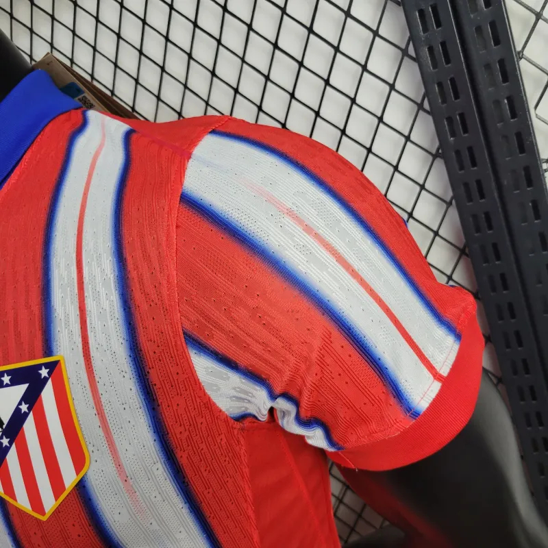 24/25 Atletico Madrid Home Player Version Football T-Shirt Thai Quality