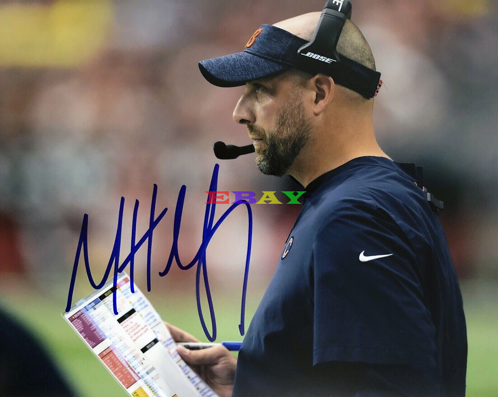 Matt Nagy Chicago Bears Signed 8x10 Autographed Photo Poster painting Reprint