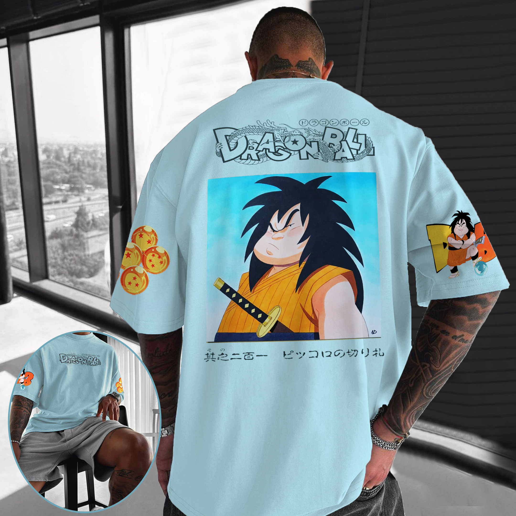 Unisex Oversized Anime T-shirt