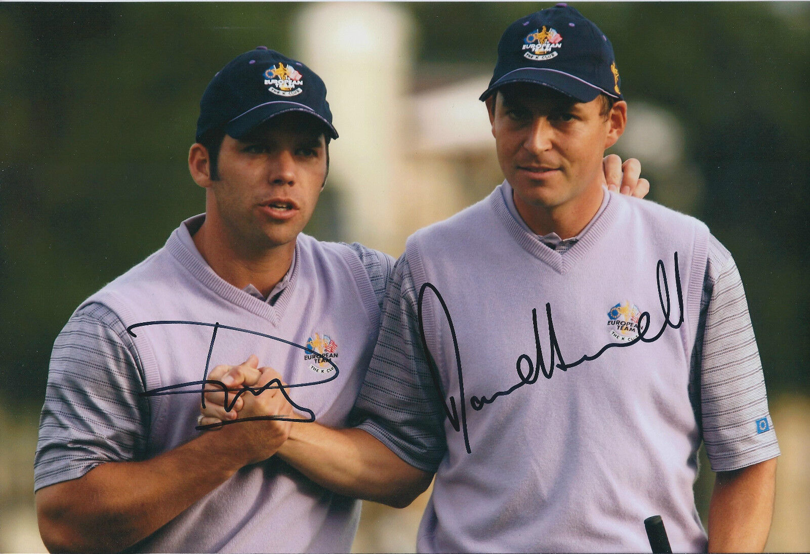 Paul CASEY & David HOWELL RARE SIGNED Autograph 12x8 Photo Poster painting AFTAL COA RYDER CUP