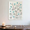 DIY Pearl Painting Tree Branch for Home Wall Decor with Frame(40x30cm)