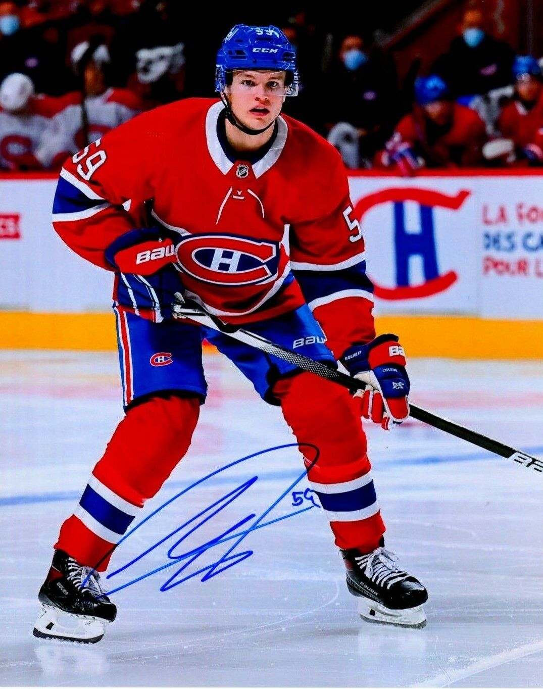 MATTIAS NORLINDER autographed SIGNED MONTREAL CANADIENS 8x10 Photo Poster painting #2