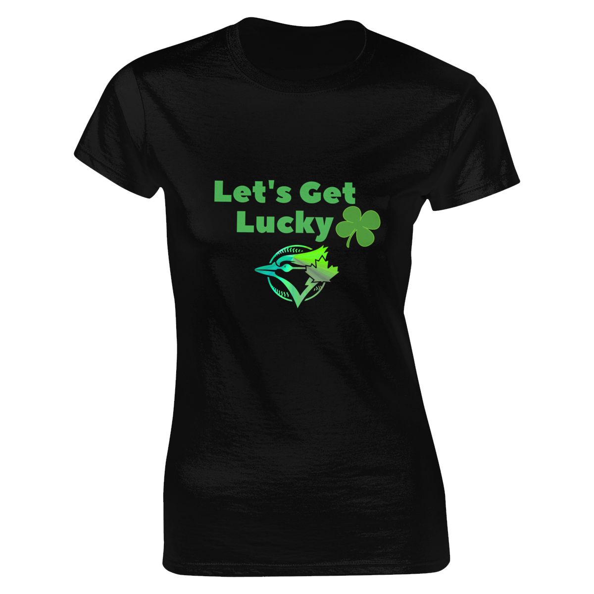 Toronto Blue Jays Get Lucky Clover St. Patrick's Day Women's Classic-Fit T-Shirt