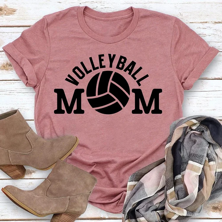 Volleyball mom T-Shirt Tee -07383-Annaletters