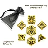 Metal DND Dice Set Dungeons & Dragons Dice Set Polyhedron for RPG Board Games Tabletop Game Accessories