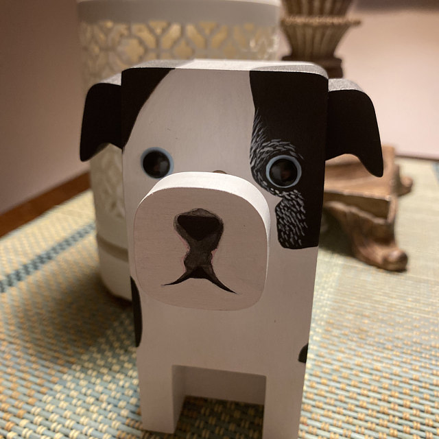 Handmade Sadie Dog Eyeglasses Stand