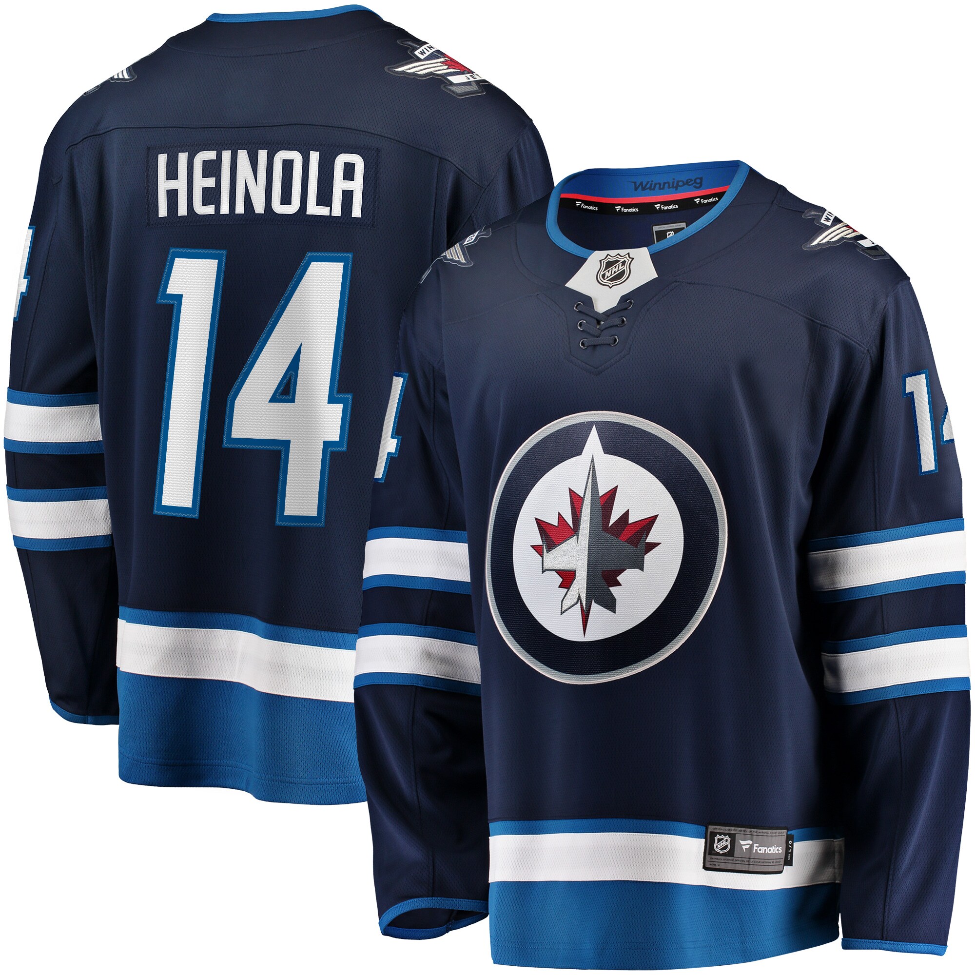 Ville Heinola Winnipeg Jets Fanatics Home Breakaway   Jersey &ndash; Navy mysite