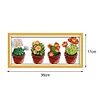 Cactus  - 14CT Stamped Cross Stitch Kit(36x17cm)