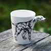 3D Hand-painted Ceramic Mug Animal Coffee Cup